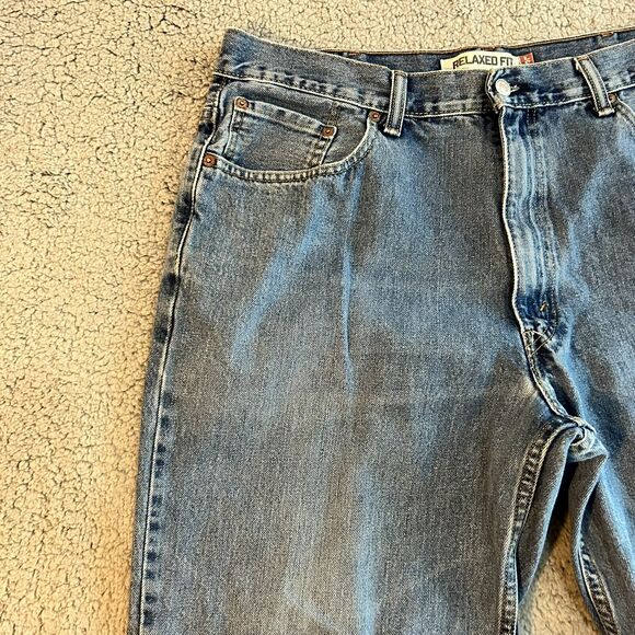 Levis Mens 550 Relaxed Fit Jeans Size 38x30 Measures 36 X 281/2 Workwear Dadcore - Picture 6 of 16